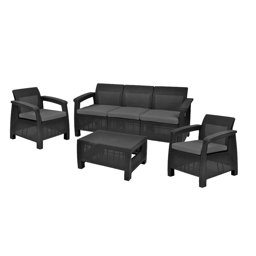 Set de sillones Keter Corfu Lounge (3PCS)