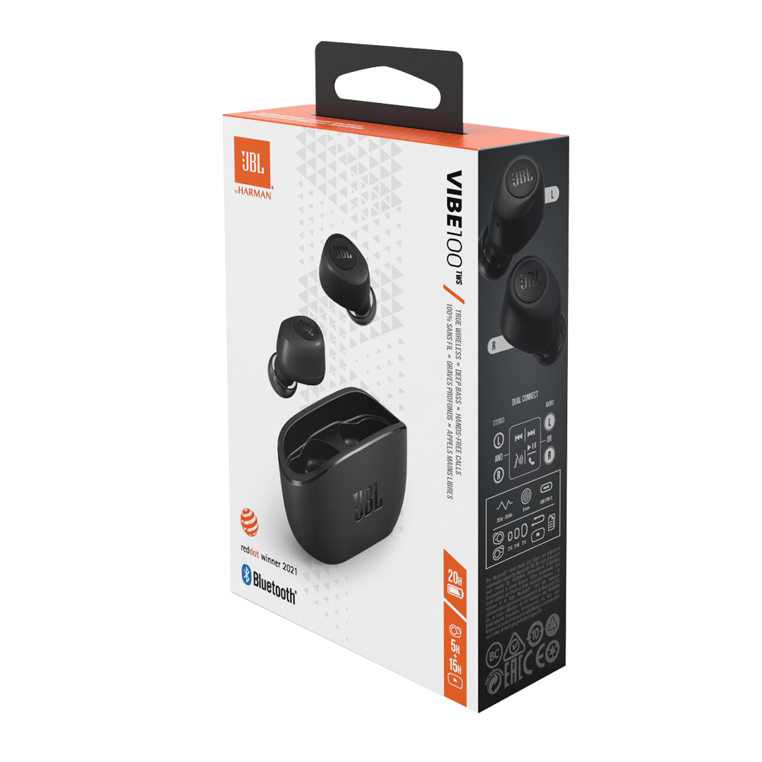 Earbuds JBL VIBE 100 True wireless black