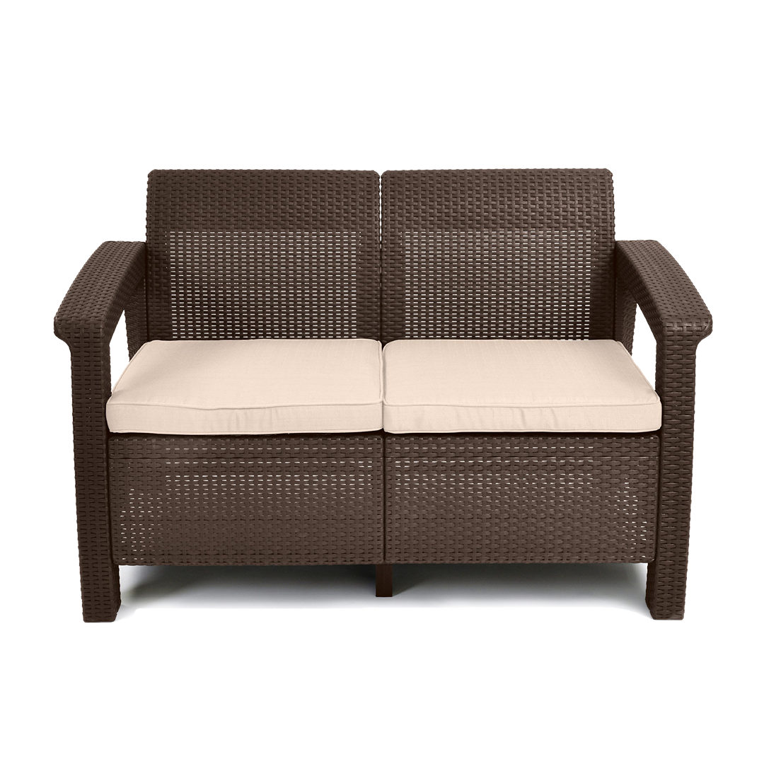 Set de sillones Keter Corfu (3 sillones + 1 mesa)