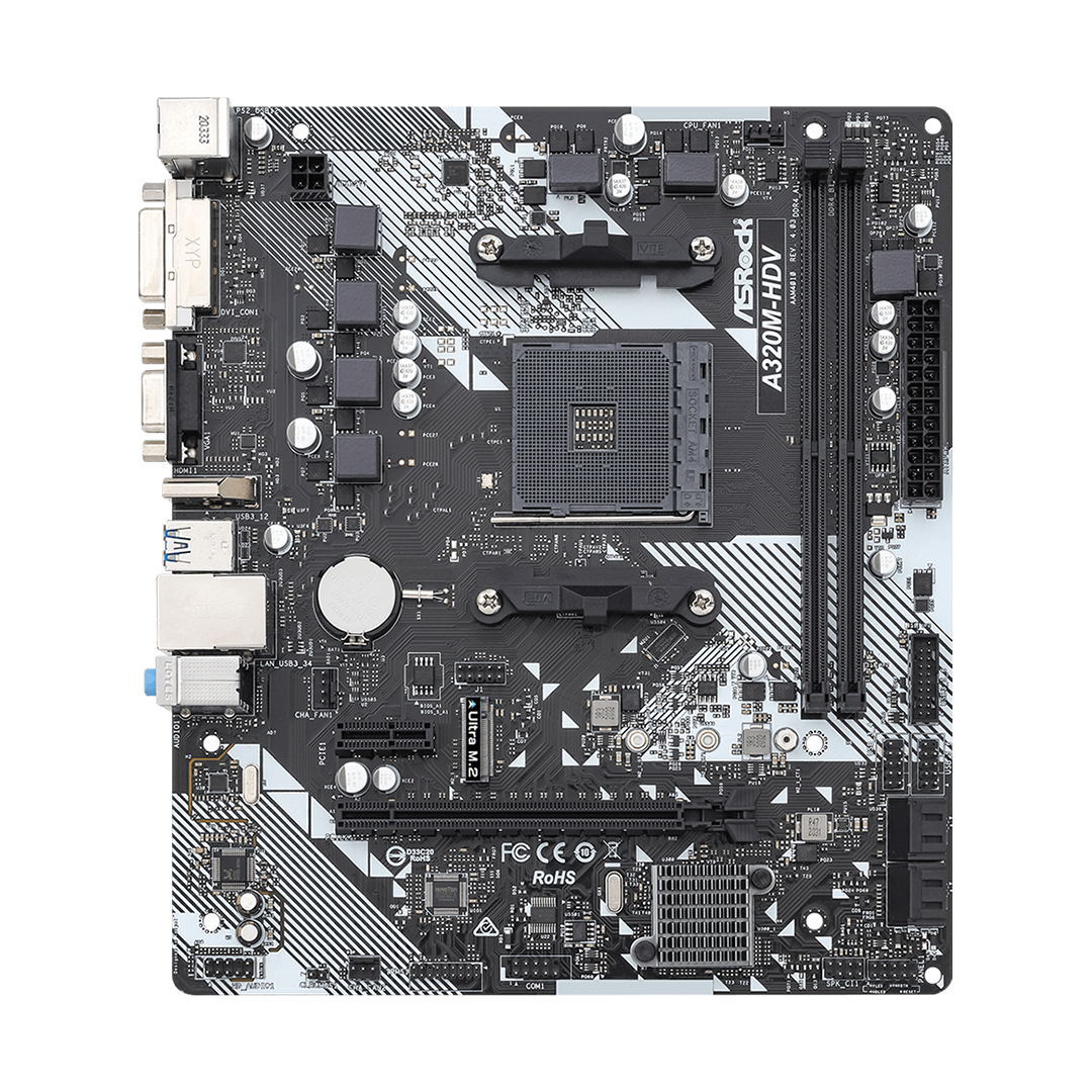 Motherboard ASRock A320M-HDV R4.0