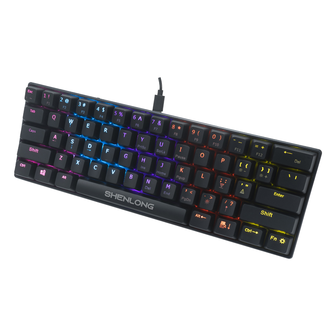 Teclado Mecanico 60% Shenlong UMK6100SB - OUTLET