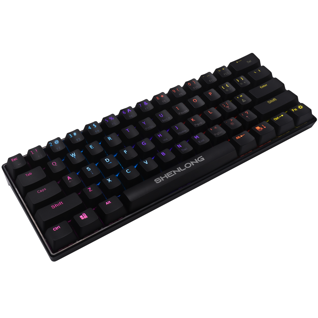 Teclado Mecanico 60% Shenlong UMK6100SB - OUTLET
