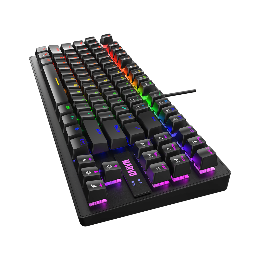 Teclado Mecánico Compacto Gaming Marvo KG901 - OUTLET