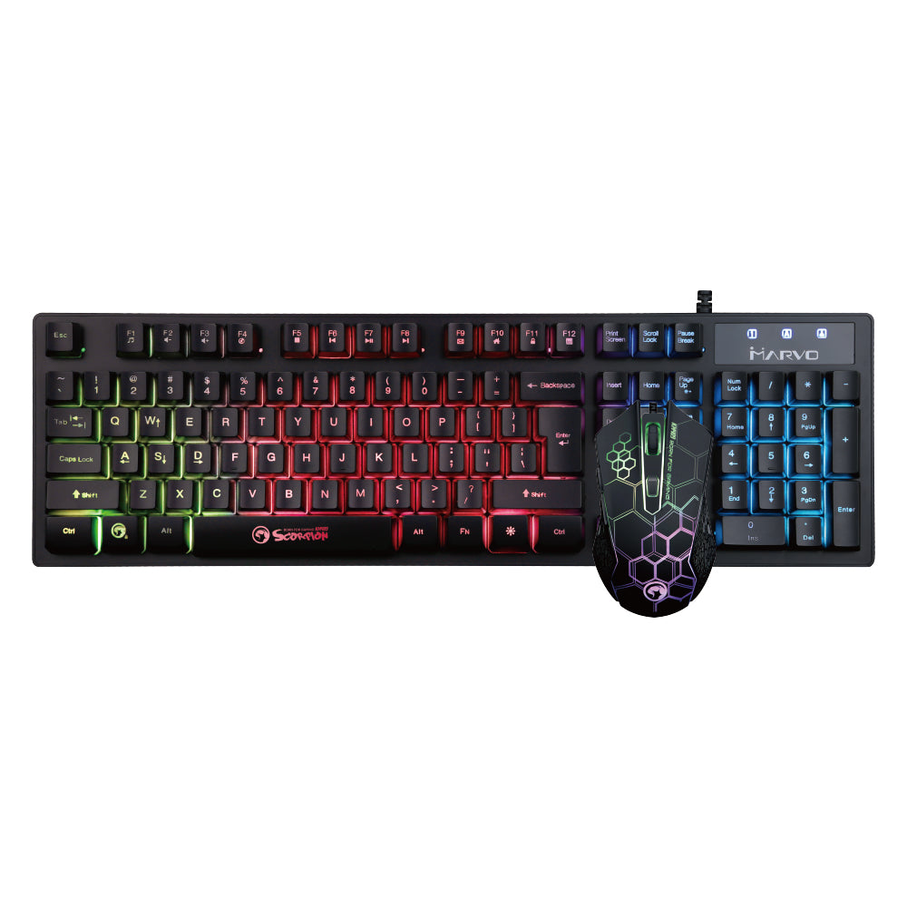 Set Gaming 2 en 1 Marvo KM409