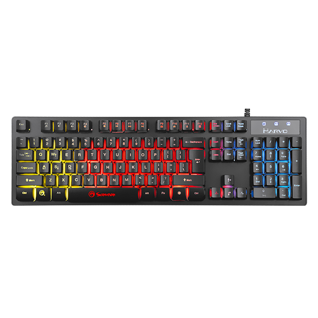 Set Gaming Marvo Teclado + Mouse KM409 - OUTLET