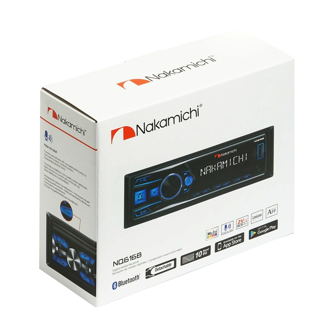 Estereo Nakamichi NQ616B Single Din - OUTLET