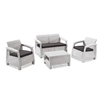 Set de sillones Keter Corfu (3 sillones + 1 mesa)