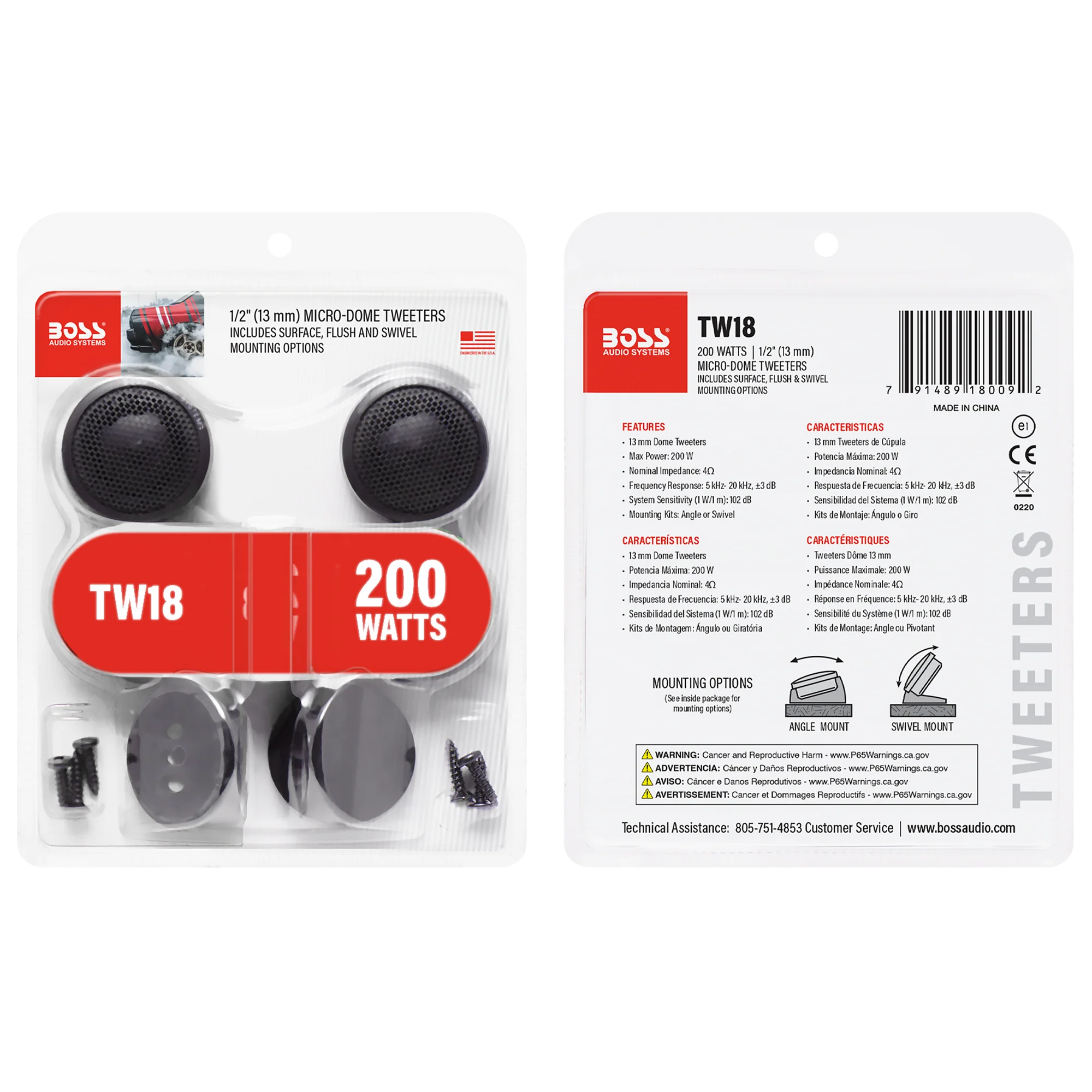 Tweeter Boss TW18