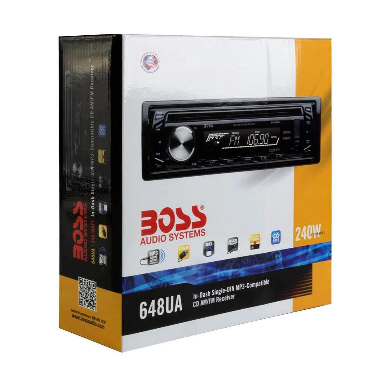 Stereo BOSS 648UA Single Din