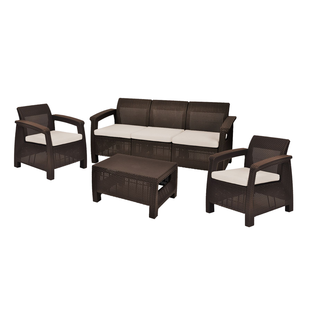 Set de sillones Keter Corfu Lounge (3PCS)