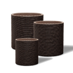 Maceta Cilindrica Keter Cylinder X3 Marron