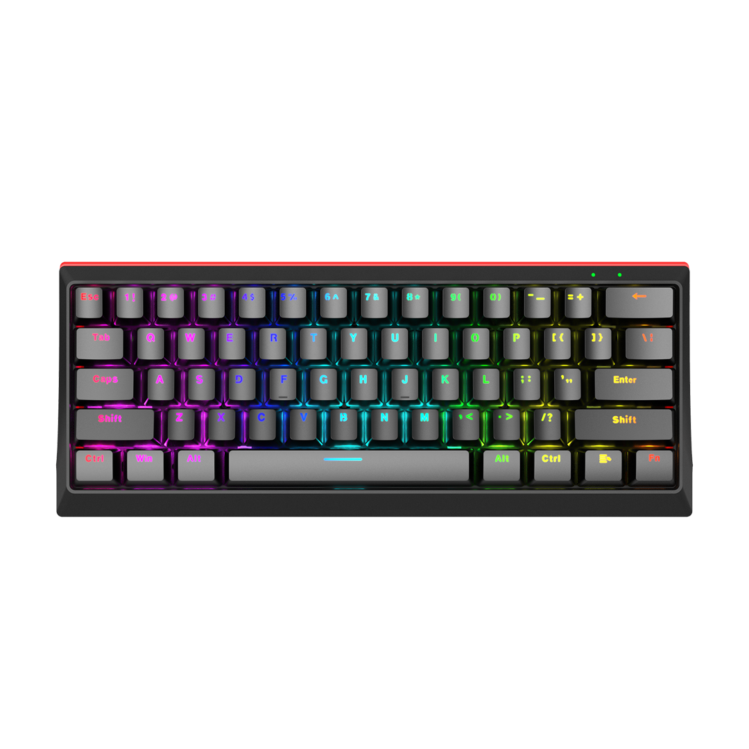 Teclado Mecánico Ultracompacto Gaming 60% Marvo KG962SP-R Switch Blue - OUTLET