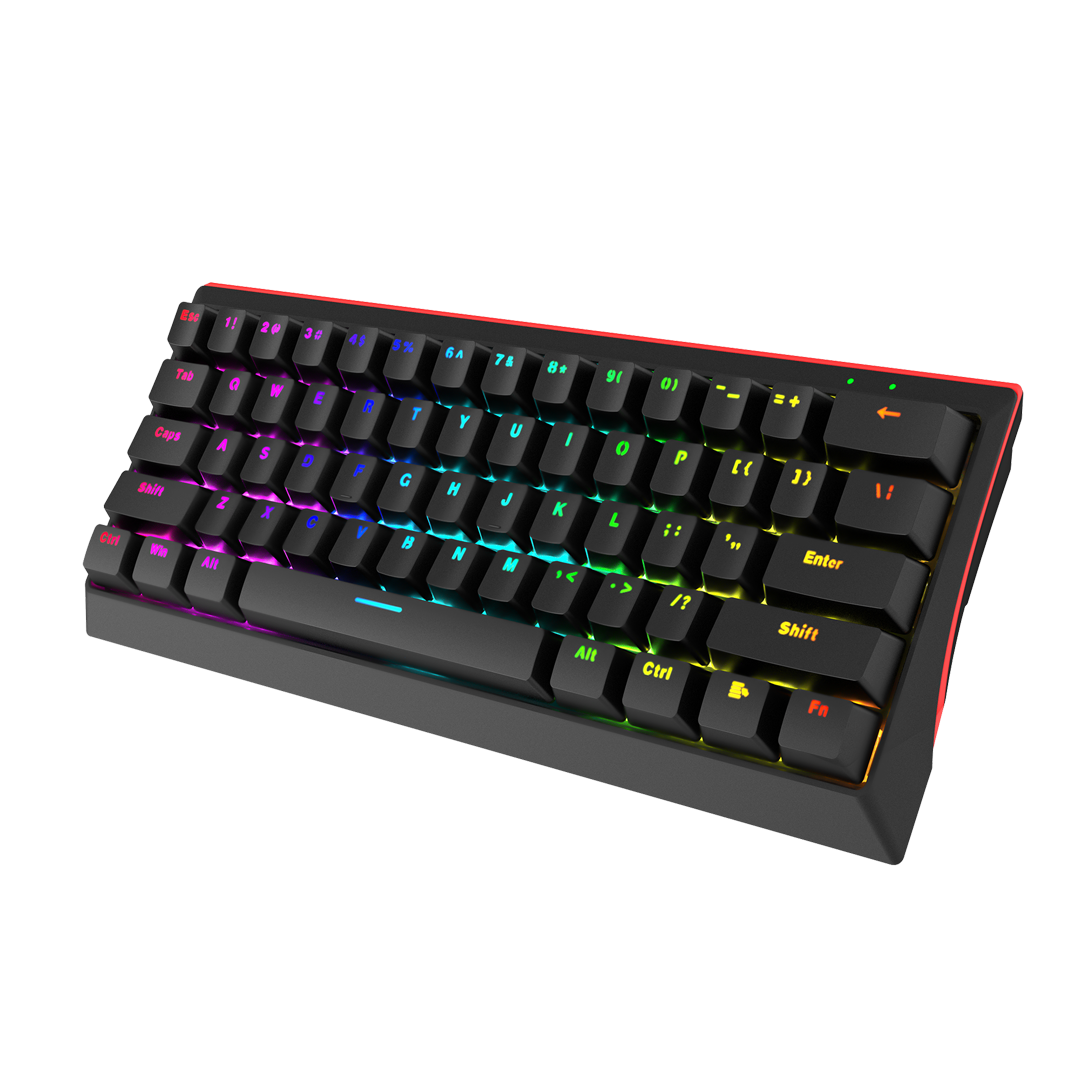 Teclado Mecánico Ultracompacto Gaming 60% Marvo KG962SP-R Switch Blue - OUTLET