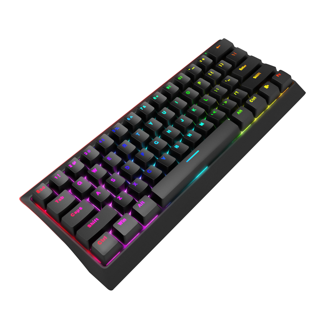 Teclado Mecánico Ultracompacto Gaming 60% Marvo KG962SP-R Switch RED - OUTLET