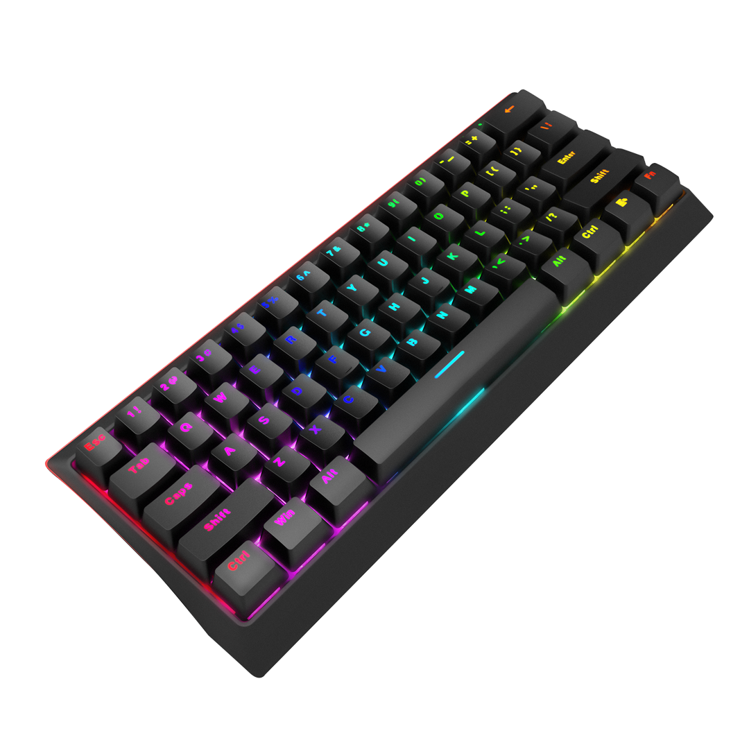 Teclado Mecánico Ultracompacto Gaming 60% Marvo KG962SP-B