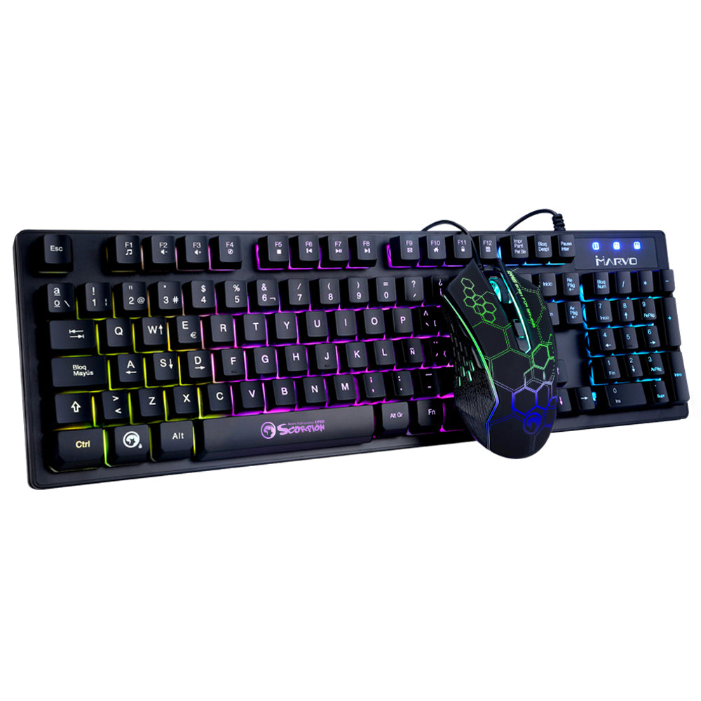 Set Gaming 2 en 1 Marvo KM409