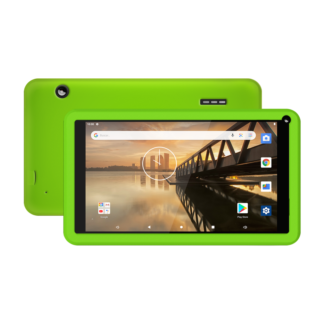 Tablet HDC H7 ONE con Funda de Silicona Verde - OUTLET